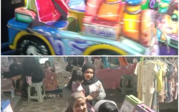 Satu Hari Pasca Lebaran Ratusan Orang Penuhi Alun-alun Sangkala Buana (Kasepuhan) Cirebon