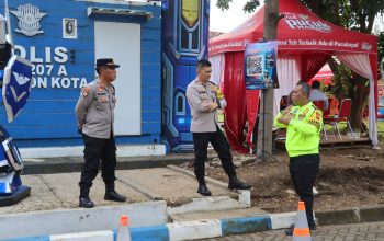 Kapolres Cirebon Kota Cek Langsung Arus Balik, Lalu Lintas Ramai Lancar di Sejumlah Jalur