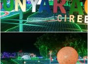 Gelaran Festival Lumi Land di Kawasan Taman Goa Sunyaragi Jadi Daya Tarik Wisatawan