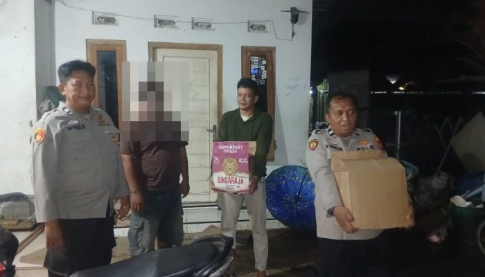 Polsek Kedawung Gelar Razia Malam Sasaran Peredaran Mihol, Diamankan Puluhan Botol Miras dan Penjual Ilegal