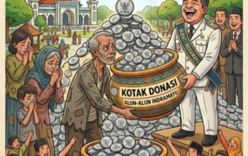 Penggalangan Dana Dilakukan KOMPI untuk Ganti Rugi Kerusakan Fasum Alun-alun Indramayu