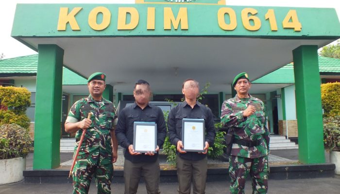 Dandim 0614/Kota Cirebon Berikan Reward Kepada Anggota Unit Intel Tangkap Pengedar Narkoba