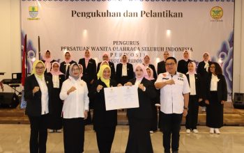 Pelantikan Perwosi 2026–2030, Wakil Wali Kota Dorong Perempuan Aktif Berolahraga