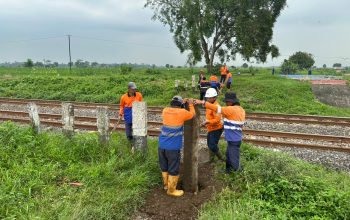 Dalam Upaya Peningkatan Keselamatan, Januari-April 2026 KAI Daop 3 Cirebon Lakukan Penutupan 2 Perlintasan Sebidang Illegal di Triwulan I 2026