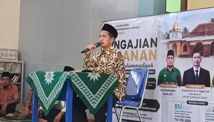 Refleksi Hardiknas, Pimpinan Cabang Muhammadiyah Sumber Adakan Kajian Bulanan di Masjid Mujahidin
