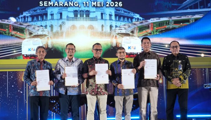 KAI Daop 3 Cirebon Tandatangani Kerja Sama dengan Kantor Wilayah BPN Jawa Tengah, untuk Perkuat Pengamanan Aset