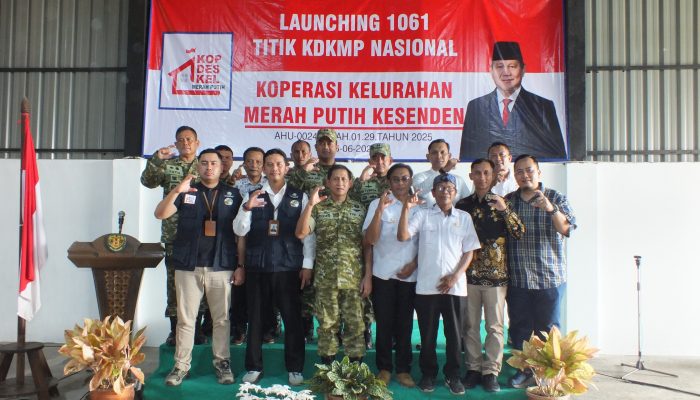 Serentak 1061 KDKMP Diresmikan Presiden Prabowo, Dandim 0614/Kota Cirebon: Sebagai Motor Penggerak Perekonomian Masyarakat