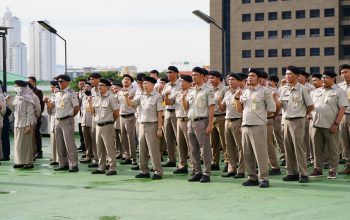 Apel Pagi Kantor Pertanahan Kota Administrasi Jakarta Pusat Jadi Momentum Penguatan Kinerja, Disiplin, dan Komitmen Pelayanan Publik