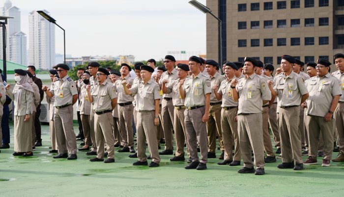 Apel Pagi Kantor Pertanahan Kota Administrasi Jakarta Pusat Jadi Momentum Penguatan Kinerja, Disiplin, dan Komitmen Pelayanan Publik