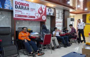 KAI Daop 3 Cirebon Gelar Aksi Kemanusiaan Donor Darah di Ikuti 108 Pekerja dan Masyarakat Bekerjasama dengan PMI Wilayah Setempat