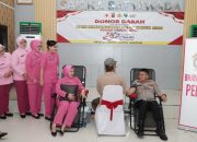 Peringati HUT Bhayangkara ke 80 2026, Polres Cirebon Kota, Kegiatan Donor Darah Berhasil Terkumpul 75 Kantong Darah