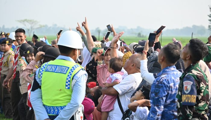 Warga Majalengka Serbu Puncak dari Dekat Menyaksikan TNI AU Beraksi Latihan Reksa Siaga 2026