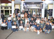 Wakapolda Jabar Nobar Piala Dunia Bersama Warga dan Insan Pers di Polres Cirebon Kota