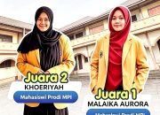 Dua Mahasiswi IAI Nurul Hakim Lombok Raih Juara 1 dan 2 Kompetisi Artikel Ilmiah Tingkat Nasional Dari UAD Yogyakarta