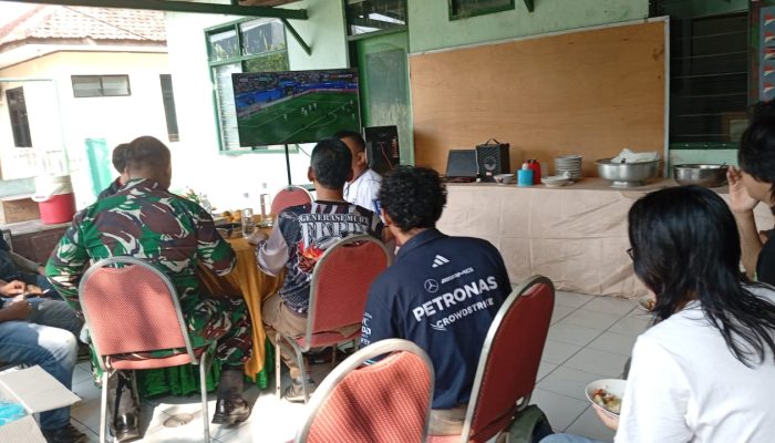 Kodim 0614/Kota Cirebon Gelar Nonton Bareng Bahagia Piala Dunia 2026, Pererat Kebersamaan dengan Masyarakat