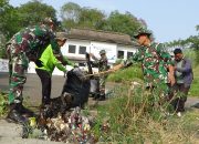 Kodim 0614/Kota Cirebon Gelar Kegiatan Karya Bakti di Kawasan Eks Terminal Harjamukti