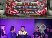 Polres Cirebon Kota Gelar Turnamen E-Sport Mobile Legends Libatkan 153 Gamer Muda, Memeriahkan HUT Bhayangkara ke-80