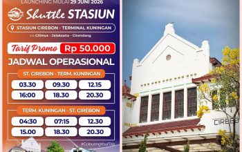 KAI Daop 3 Cirebon Gandeng Sinar Jaya Siapkan Shuttle ke Kuningan, Tarif Rp50 Ribu