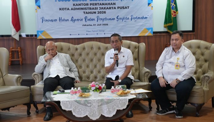 Kantor Pertanahan Kota Administrasi Jakarta Pusat Gelar Focus Group Discussion Penerapan Hukum Agraria dalam Penyelesaian Sengketa Pertanahan