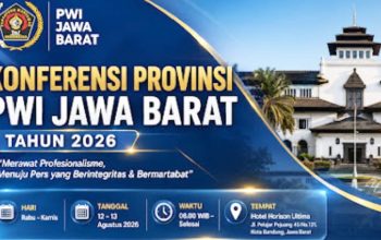 Panitia Konferprov PWI Jawa Barat Tahun 2026 Menggelar Sosialisasi Tahap l Secara Daring