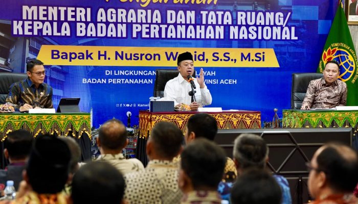 Menteri ATR/Kepala BPN: Transformasi Layanan Pertanahan Harus Berorientasi pada Kepuasan Masyarakat