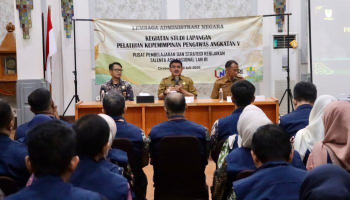 Terima Studi Lapangan PKP LAN, Sekda Dorong Lahirnya Kepemimpinan Pengawas yang Adaptif dan Berorientasi Solusi
