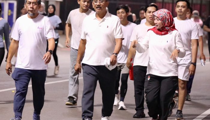 Rehat Sejenak dari Aktivitas Kantor, Kementerian ATR/BPN Adakan Slow Run Rutin Sepulang Kerja