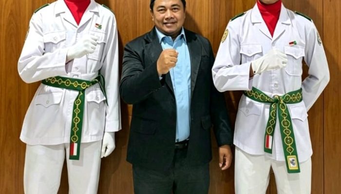 Dua Siswa Madrasah Aliyah Putra Nurul Hakim Dipercaya Menjadi Paskibra Kecamatan Kediri Lombok Barat