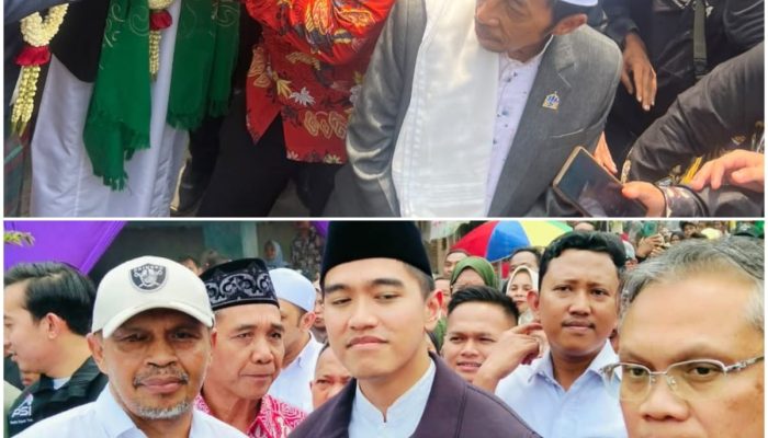Jokowi dan Kaesang Hadiri Acara Sunat Anak Ustadz Ujang Bustomi di Cirebon