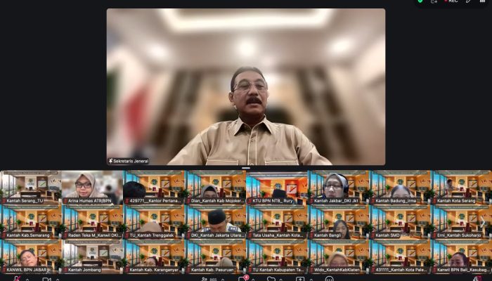 Sekjen ATR/BPN Tekankan Penyusunan Anggaran 2027 Harus Terukur dan Berdampak bagi Masyarakat