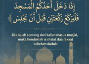 Keutamaan Shalat Tahiyatul Masjid