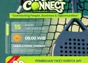 KAI Daop 3 Cirebon Hadirkan Diskon 20 Persen untuk Tiket Kereta Api di Padel Connect Tournament 2026