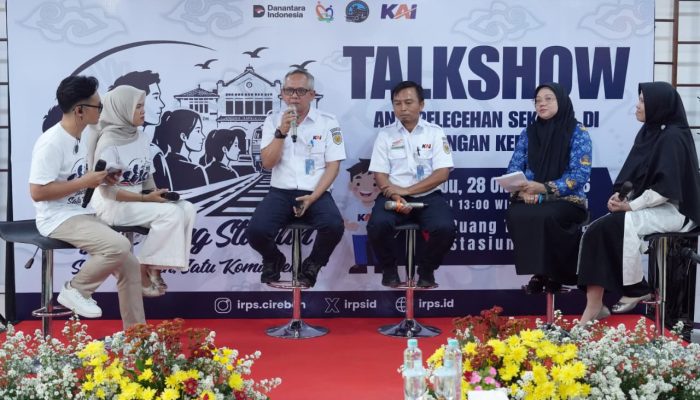 KAI Daop 3 Cirebon Gelar Talkshow Bersama IRPS Anti Pelecehan Seksual dan Kekerasan di Lingkungan Kereta Api